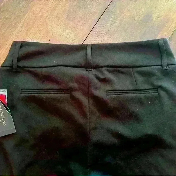 NWT Black Knit Wide Leg Pants Curvy Fit - Picture 5 of 8